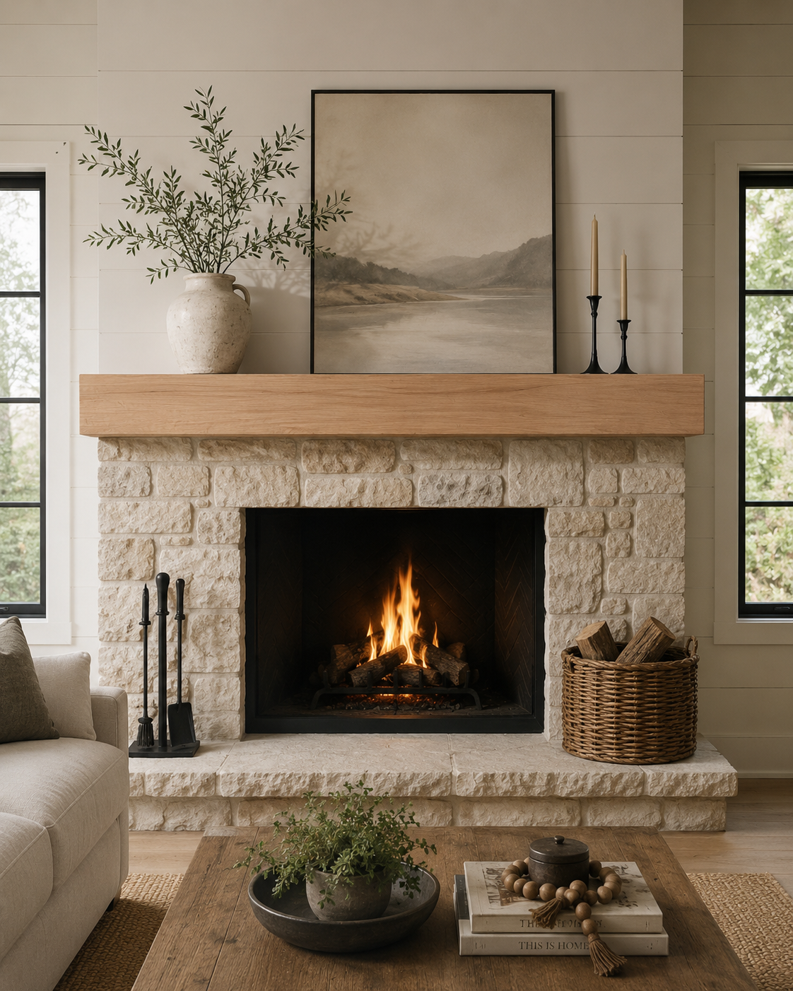 Cypress Mantels