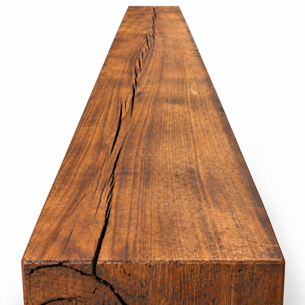 Cypress Mantel Sanded w/ Rustic Pine Wax: 8" x 8" x 71”
