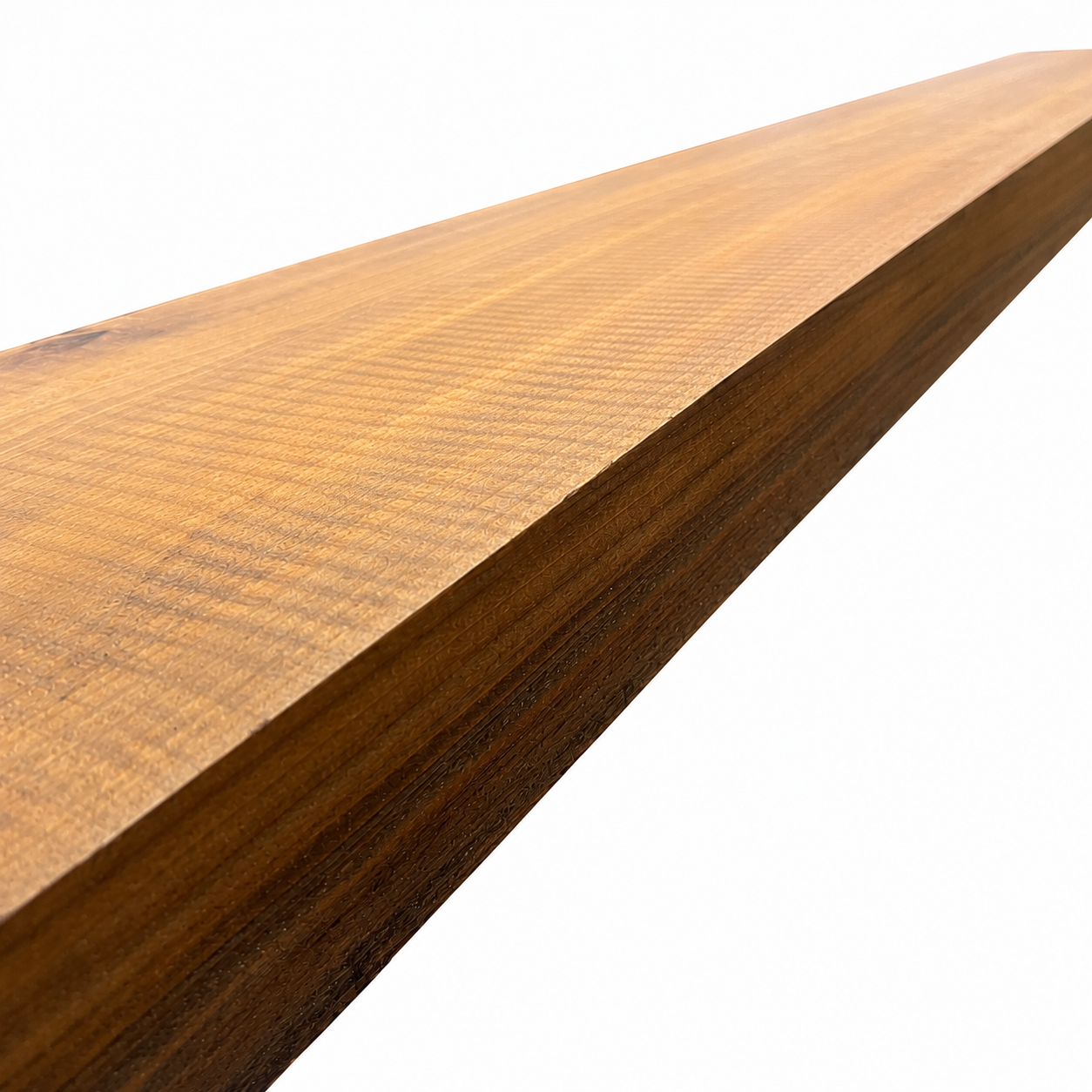 Cypress Mantel with Live Edge and Rustic Pine Wax: 4" x 10" x 68"