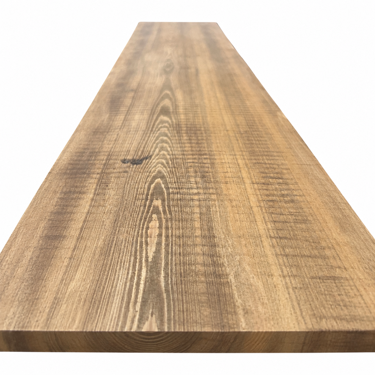 Reclaimed Antique Heart Pine Mantel with Rustic Pine Wax: 7" x 4" x 72"