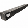Reclaimed Oak Mantel with Mortise Pocket & Original Hardware : 6" x 6" x 71"