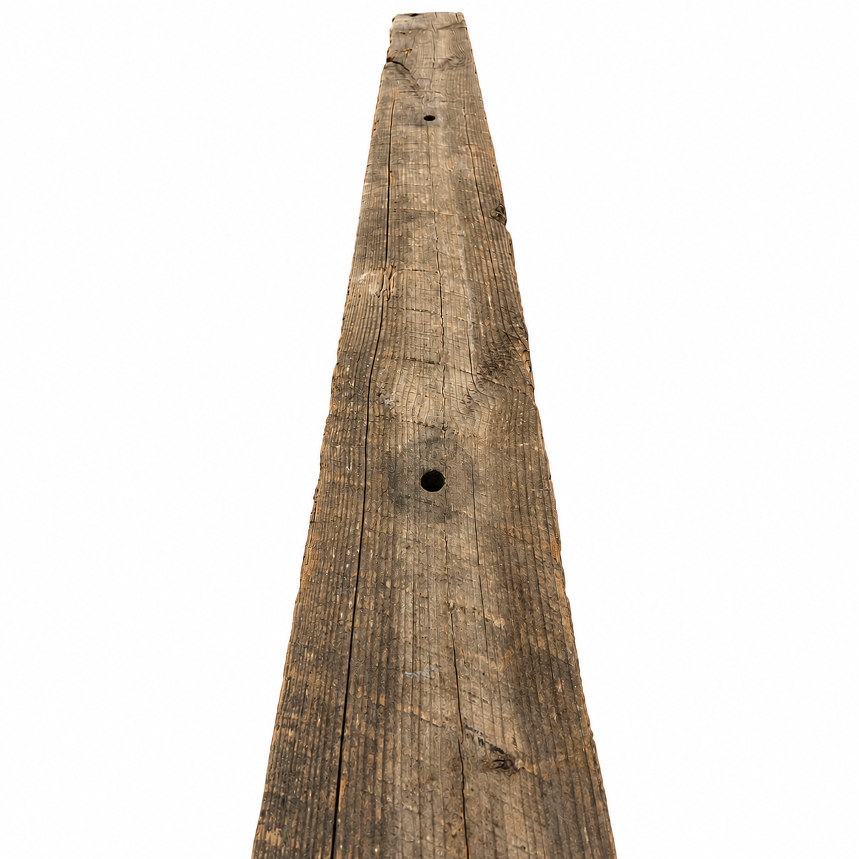 Antique Rickhouse Beam Mantel : 4"x 8"x 75 3/4"